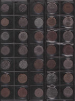 Набор монет в ластиковом листе (35 монет) #2