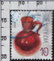 Почтовая марка Украины "Дзбанок" XF