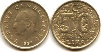 50000 лир (50 bin lira) Турция (1996-2000) XF KM# 1056