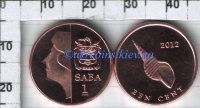 1 цент острова Саба  (2012) UNC KM# NEW