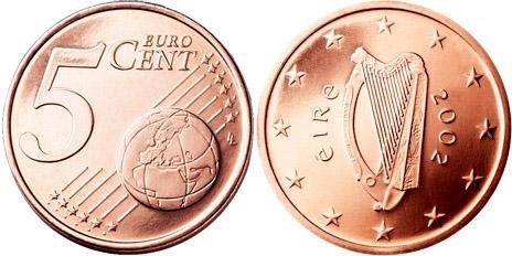 5 евроцентов Ирландия (2006) UNC 