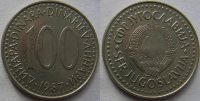 100 динаров Югославия (1985-1988) XF KM# 114