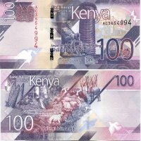 100 шиллингов Кения (2019) UNC KE-NEW