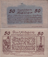 Нотгельд -  50 хеллеров Австрия (1920) XF 9
