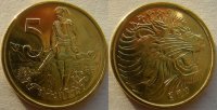 5 центов Эфиопия (2004) UNC KM# 44 