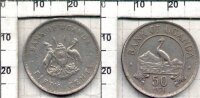 50 центов Уганда  (1976) XF KM# 4a 