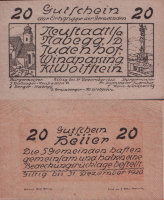 Нотгельд -  20 хеллеров Австрия (1920) XF 10