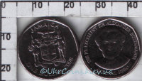 1 доллар Ямайка (2008-2009) UNC KM# 189