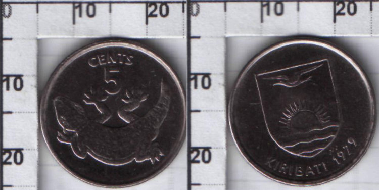 5 центов Кирибати (1979) UNC KM# 3