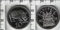 10 центов  Родезия"Носорог" (2018) UNC KM# NEW 