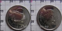 25 центов Канады "Бизон" (2011) UNC KM# NEW