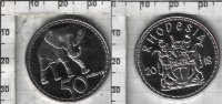 50 центов  Родезия"Слон" (2018) UNC KM# NEW