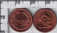 1 центаво Гондурас (1935-1957) UNC KM# 77