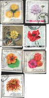 Почтовые марки Польши "Цветы" (7 штуки) №89