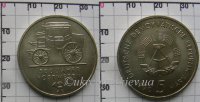 5 марок Германия (ГДР) "500 лет почте" (1990) UNC KM# 134